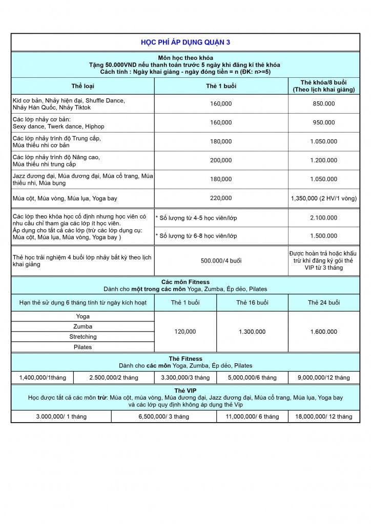 ANNOUNCEMENT REGARDING TUITION FEE INCREASE 5